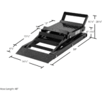 Black Widow Hydraulic Underbody Access Car Lift with Drive-On Ramp, 3,000 lb Capacity per Pair - Image 8