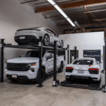 Halo Lifts Pro XL Four-Post Car Lift, 9,000 lb Capacity, 82 in Drive-Under Clearance - Image 2