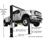 Atlas Platinum PVL-10 Two-Post Car Lift, 10,000 lb, ALI Certified - Image 2