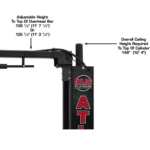 Atlas Platinum PVL-10 Two-Post Car Lift, 10,000 lb, ALI Certified - Image 4
