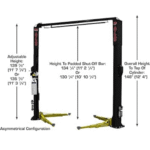 Atlas Platinum PVL-10 Two-Post Car Lift, 10,000 lb, ALI Certified - Image 5