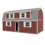 Best Barns Camp Reynolds 16 x 32 ft Gambrel 2-Storey Wood Storage Shed Kit