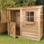 Cedarshed Bayside 8 x 4 ft Western Red Cedar Lean-To Storage Shed - Image 2