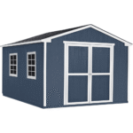 Charleston Value Gable 10 x 16 ft Wood Garden Shed with Double Doors
