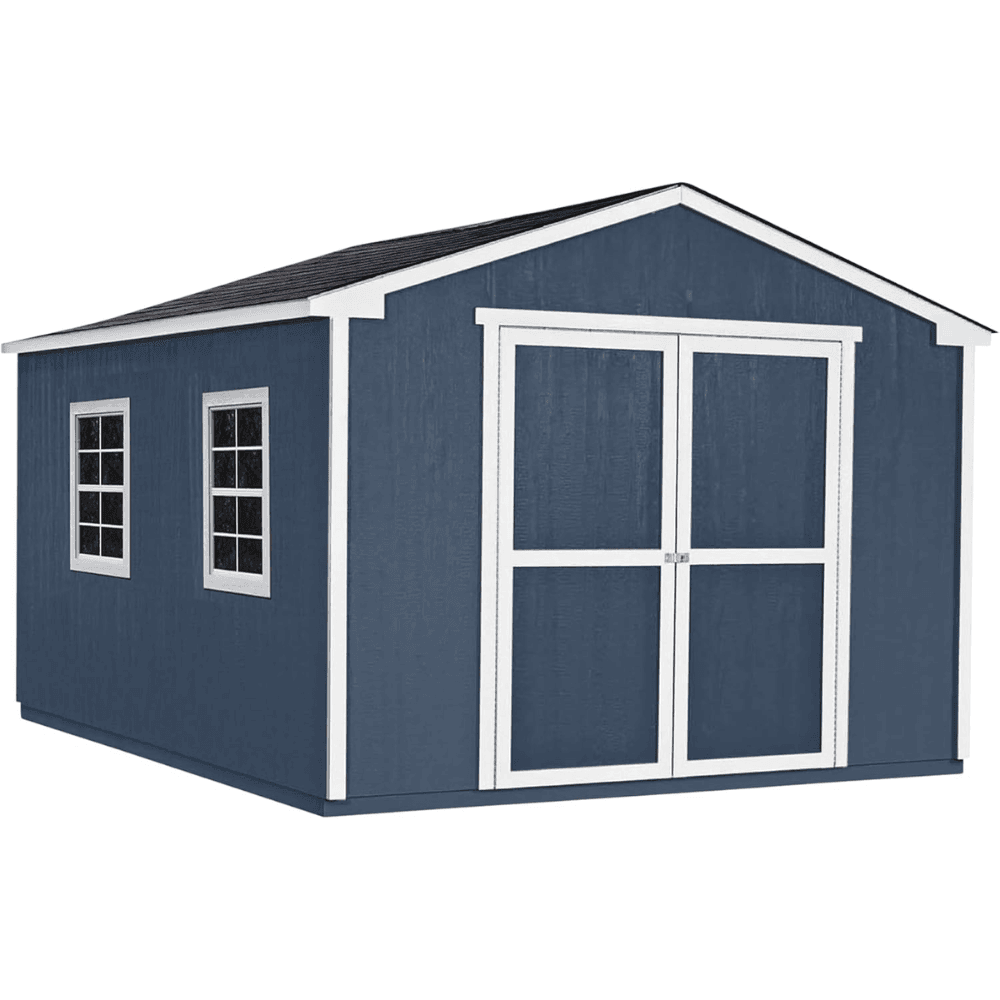 hw-237-image-1.png Charleston Value Gable 10 x 16 ft Wood Garden Shed with Double Doors - Image 1