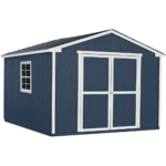 Handy Home Charleston Value Gable 10 x 12 ft Wood Storage Shed with 8 ft Peak Height