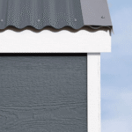 Gardena 8 x 6 ft Outdoor Wood Utility Shed with Saltbox Roof and DIY Assembly Kit - Image 4