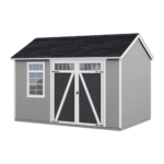 Heartland Coronado 12 x 8 ft Gable Wood Storage Shed with Window and Double Doors - Image 6