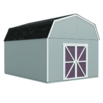 Hudson 12 x 16 ft Wood Storage Shed with Double Doors and 192 sq ft Floor Space