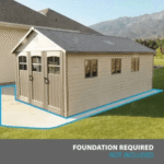 Lifetime 11 ft x 21 ft Storage Garage Kit with 9 ft Wide Doors (60237) - Image 2