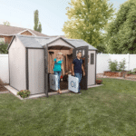 Lifetime 12.5 ft x 8 ft Steel-Reinforced HDPE Outdoor Storage Shed - Image 2