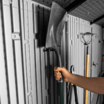 Lifetime 15 ft x 8 ft Dual-Entry Outdoor Storage Shed, Grey - Image 9