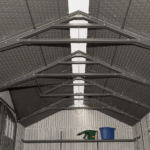 Lifetime 8 ft x 17.5 ft Dual-Entry Outdoor Storage Shed, Tan - Image 3