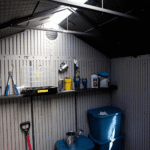 Lifetime 8 ft x 10 ft Plastic Outdoor Storage Shed with Floor and Windows - Image 2