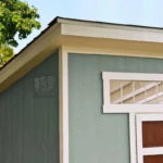 Olympia 10 ft Wood Storage Shed, LP SmartSide Siding with Floor and Windows - Image 5