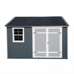 Sonata 12 ft x 10 ft Outdoor Wood Shed with Polycarbonate Roof and Loft - Image 7