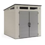 Suncast Modernist 7 ft x 7 ft Resin Outdoor Storage Shed, 317 cu ft