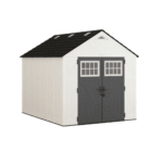 Suncast Tremont 8 ft x 10 ft Gable Resin Storage Shed, 80 sq ft, Floor Included