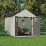 Suncast Tremont 547 cu ft Resin Storage Shed with Skylights (BMS8100) - Image 3