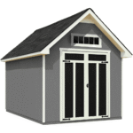Handy Home Tribeca 10 ft x 12 ft Wood Storage Shed With Floor Kit