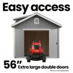 Handy Home Windemere 10ft W x 12ft D Wood Storage Shed with Dormer - Image 3