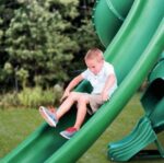 Gorilla Playsets Mountaineer Treehouse Cedar Wooden Swing Set with Tube Slide and Sandbox - Image 5