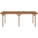 Outsunny Wooden Garden Pergola, Fir Wood DIY Kit, 240 x 144 x 88.5 in Rectangular Frame - Image 8