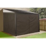 Sojag Portland No. 53 10 x 12 ft Wall Gazebo with Steel Roof - Image 3