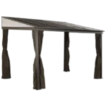 Sojag Portland No. 53 10 x 12 ft Wall Gazebo with Steel Roof