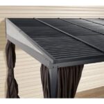 Sojag Portland No. 53 10 x 12 ft Wall Gazebo with Steel Roof - Image 3