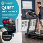 Horizon Fitness T101 Folding Treadmill with Bluetooth and 3-Zone Cushioning - Image 3