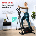 Sunny Health & Fitness Programmable Magnetic Elliptical Cross-Trainer with LCD Console - Image 5