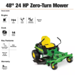 John Deere Z325E 48-in Petrol Dual-Hydrostatic Zero-Turn Mower with 24 HP V-Twin Engine - Image 12