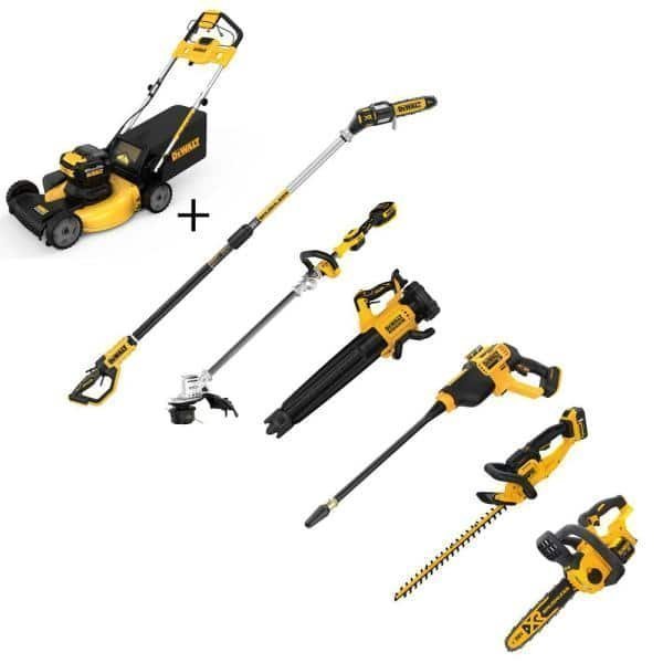 hw-327-image-1.jpg 21.5 in 40 V Cordless Self-Propelled Mower 6-Piece Garden Tool Combo Kit - Image 1