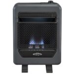 Bluegrass Living Vent-Free Natural Gas Blue Flame Space Heater 10,000 BTU with Base Feet