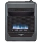 Bluegrass Living Vent-Free Natural Gas Blue Flame Space Heater 20,000 BTU with Blower and Base Feet - Image 3