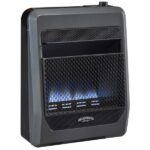 Bluegrass Living Vent-Free Natural Gas Blue Flame Space Heater 20,000 BTU with Blower and Base Feet - Image 5