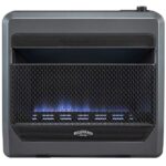 Bluegrass Living Natural Gas Vent-Free Blue Flame Gas Space Heater 30,000 BTU with Blower and Base Feet - Image 3