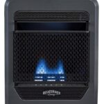 Bluegrass Living Propane Vent-Free Blue Flame Gas Space Heater 10,000 BTU with Base Feet