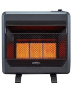 Bluegrass Living Propane Vent-Free Infrared Gas Space Heater 28,000 BTU with Blower and Base Feet