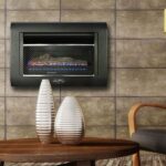 Duluth Forge Dual Fuel Ventless Linear Wall Gas Fireplace with Log, 26,000 BTU, Thermostat Control (Model DF300L) - Image 2
