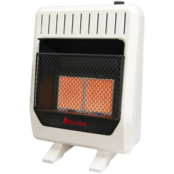 hw-356-image-1.jpg HearthSense Reconditioned Dual-Fuel Ventless Infrared Plaque Heater with Base and Blower, 20,000 BTU - Image 1