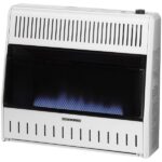 ProCom Reconditioned Dual-Fuel Ventless Blue Flame Heater, 30,000 BTU, Thermostat Control