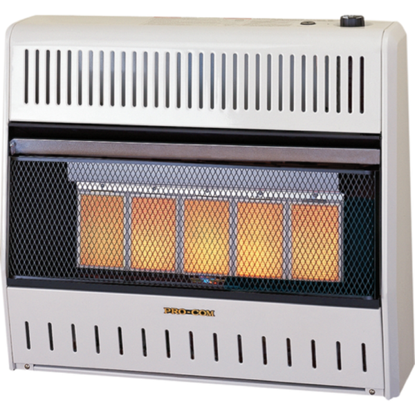 hw-369-image-1.png ProCom Reconditioned Dual Fuel Ventless Infrared Heater 30,000 BTU Thermostat MD5TPA-R - Image 1