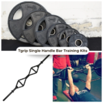 TGrip Pro Series Single Handle Olympic Barbell with Solid Sleeves and Multi-Grip Training Kit - Image 5