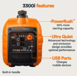 Generac 7153 GP3300i Portable Inverter Generator 3,300 W with COSense - Image 2