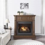 Duluth Forge Dual-Fuel Ventless Gas Fireplace with Mantel, 32,000 BTU, Remote, Walnut Finish (FDI32R-M-WN) - Image 10