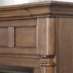 Duluth Forge Dual-Fuel Ventless Gas Fireplace with Mantel, 32,000 BTU, Remote, Walnut Finish (FDI32R-M-WN) - Image 8