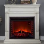 Duluth Forge Full-Size Electric Fireplace with Mantel, 1,350 W, Antique White Finish (EL1350-2-AW) - Image 3