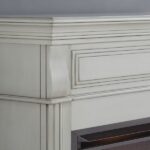 Duluth Forge Full-Size Electric Fireplace with Mantel, 1,350 W, Antique White Finish (EL1350-2-AW) - Image 6
